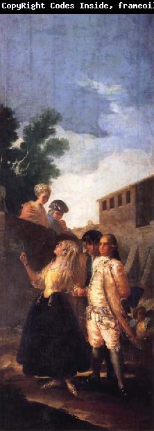 Francisco Goya Militar and the Lady